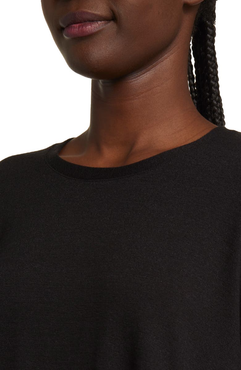 rag & bone The Knit Long Sleeve T-Shirt, Alternate, color, Black