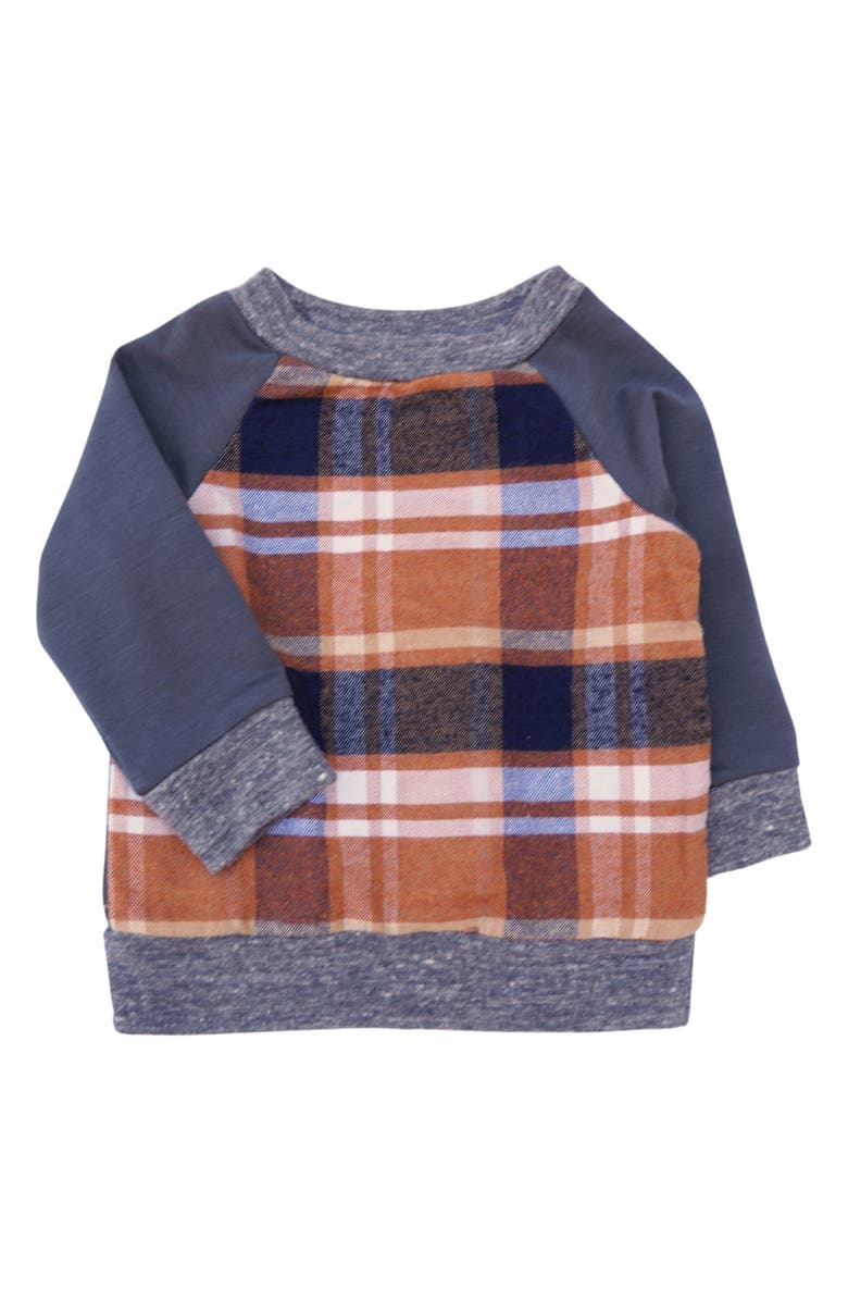 Miki Miette Charlie Cotton Blend Long Sleeve Top & Pants Set, Alternate, color, Sierra