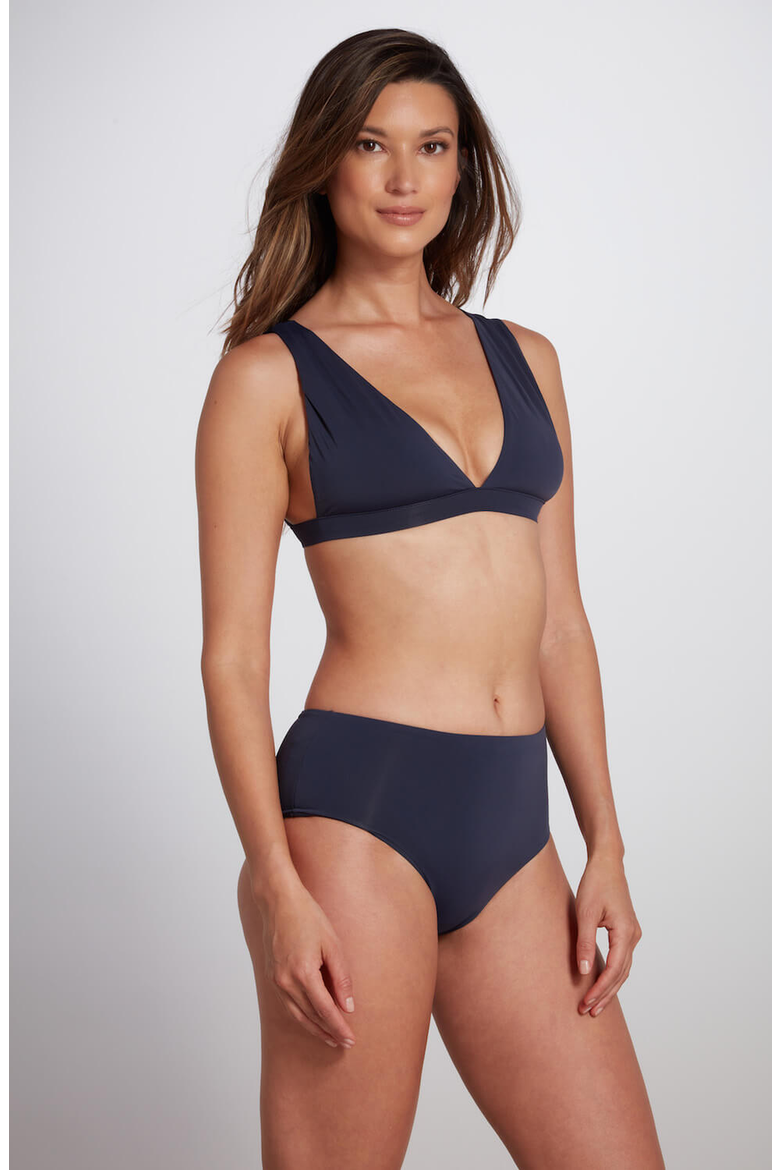 Serena Hipster Bikini Bottom, Alternate, color, Navy Blue