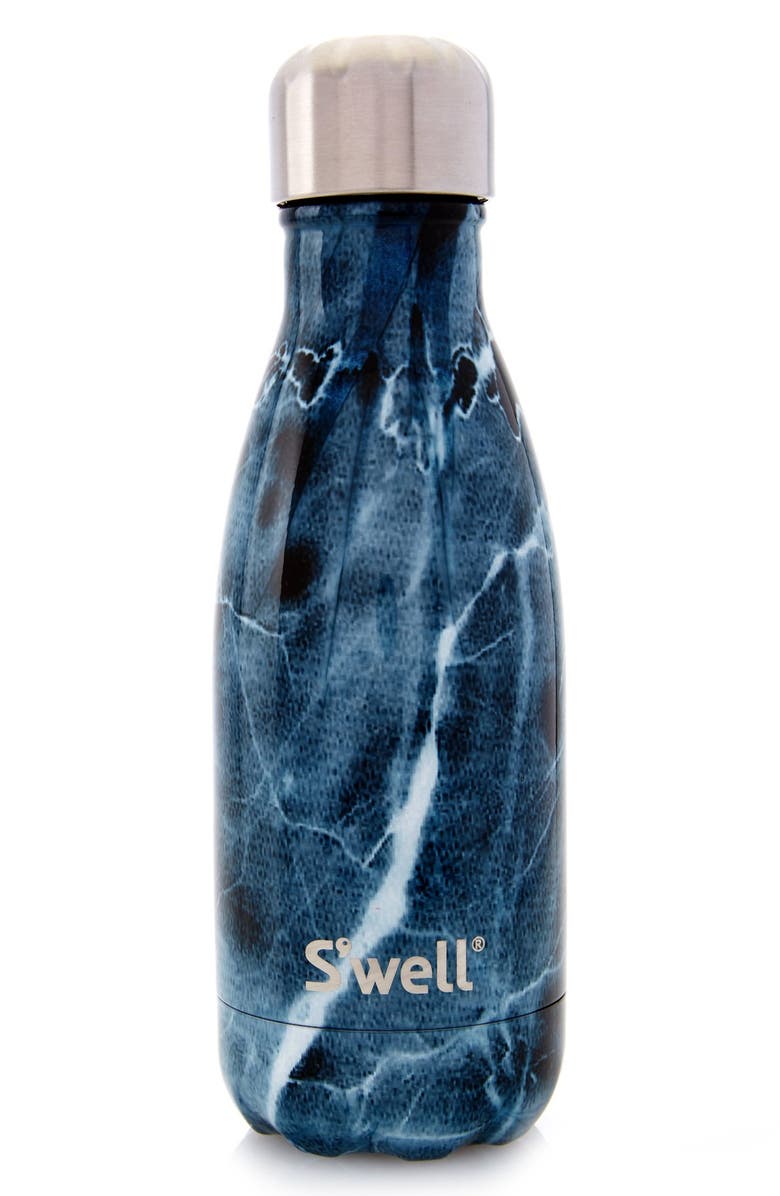 S'well Elements Collection - Blue Marble Stainless Steel Water Bottle, Alternate, color,