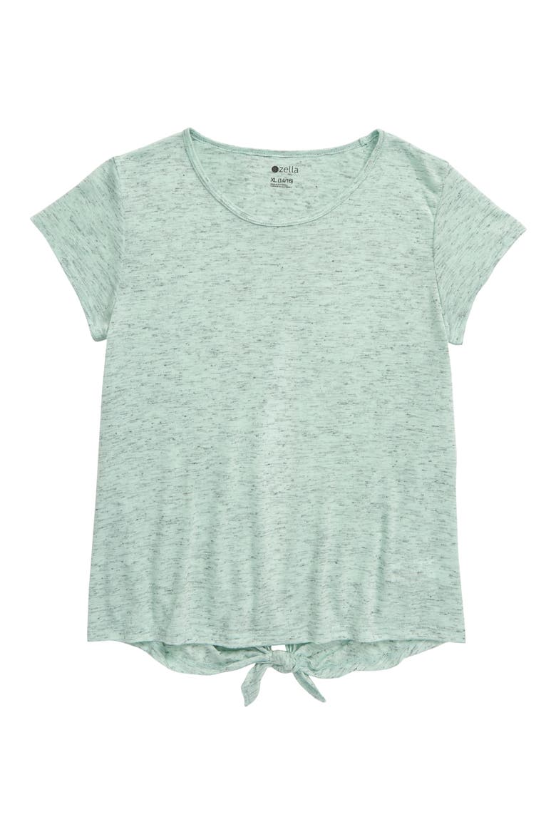 Tango Tie Back T-Shirt, Main, color, GREEN GOSSAMER