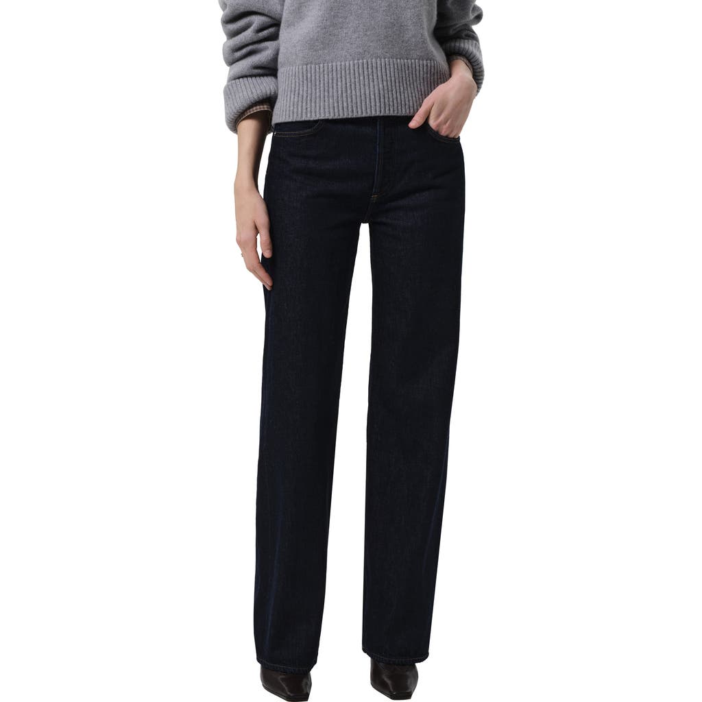 Citizens of Humanity Annina High Waist Straight Leg Jeans in Juno (Md Indigo)  product