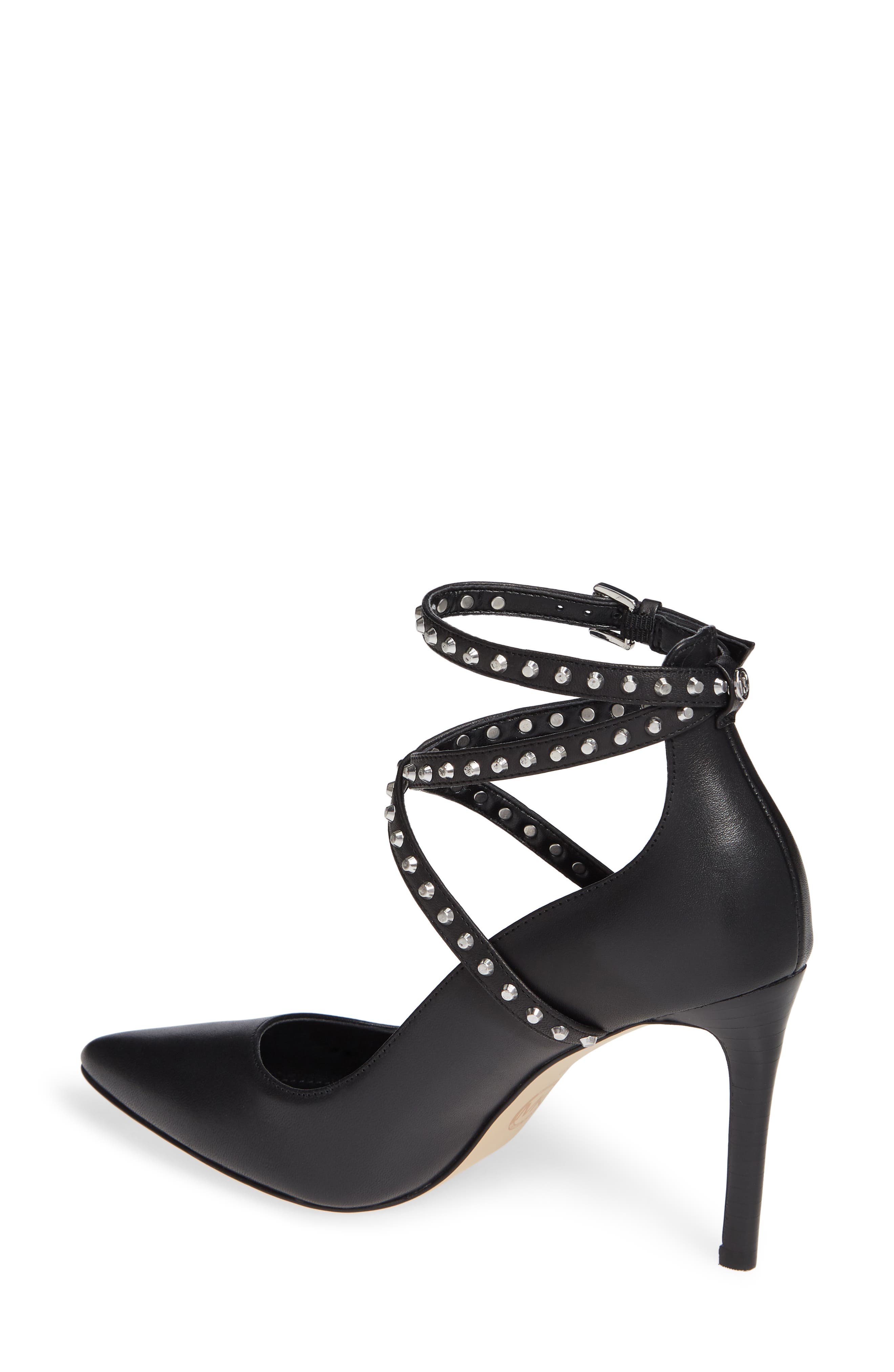 MICHAEL Michael Kors Jeannie Studded Ankle Wrap Pump, Alternate, color, 