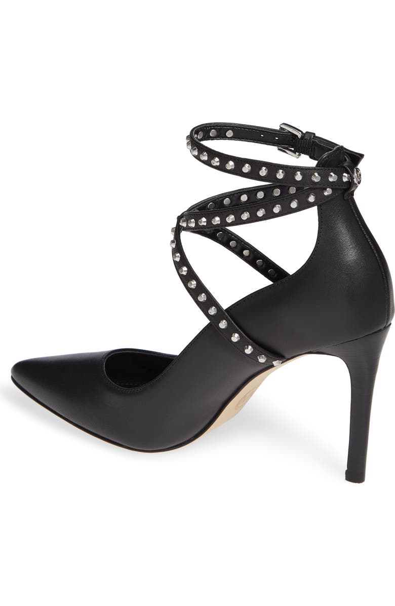 MICHAEL Michael Kors Jeannie Studded Ankle Wrap Pump, Alternate, color,