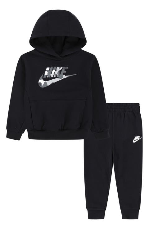 Kids' Camo Logo Hoodie & Sweatpants Set