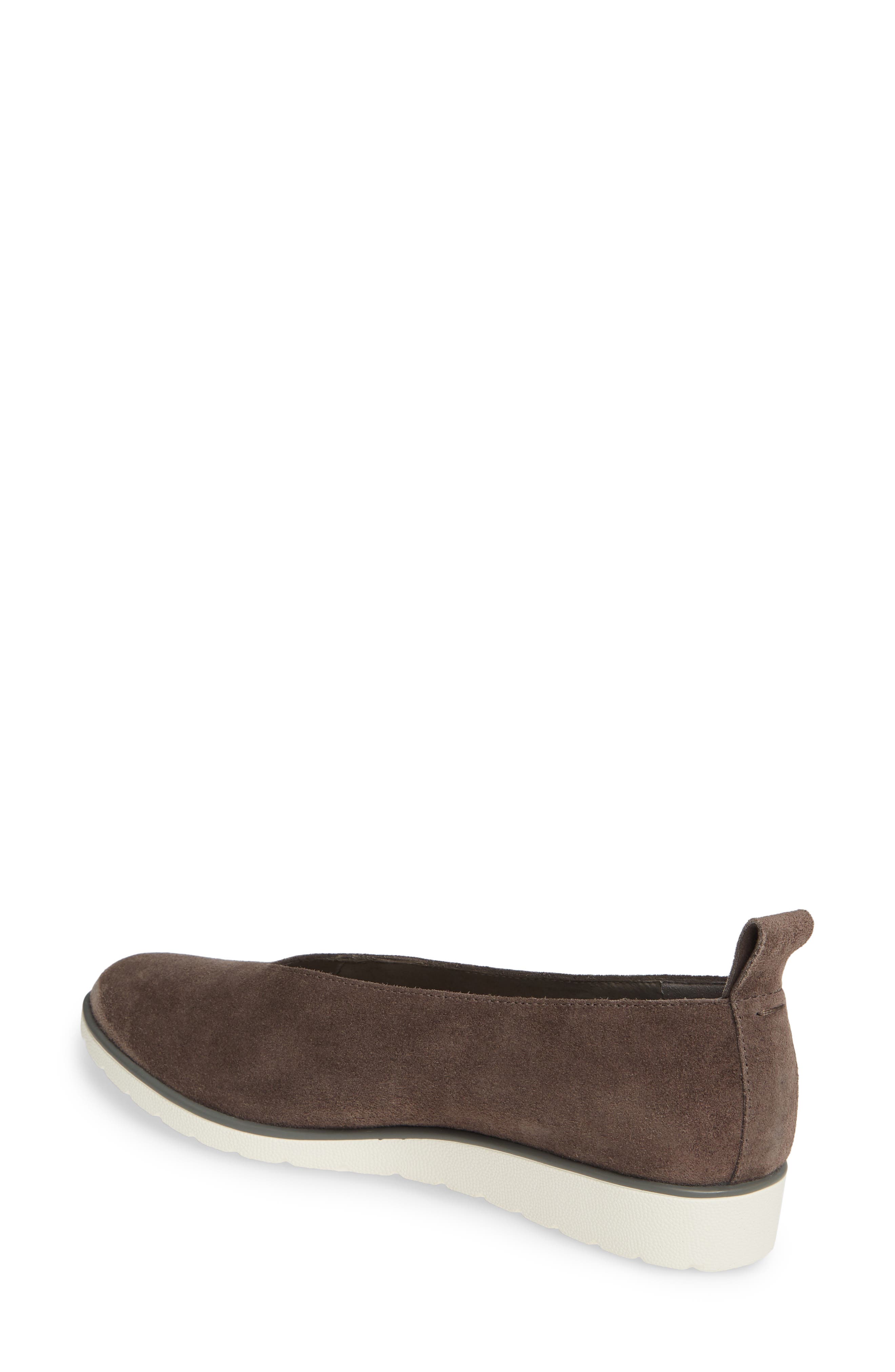 Humor Flat, Alternate, color, GRAPHITE SUEDE