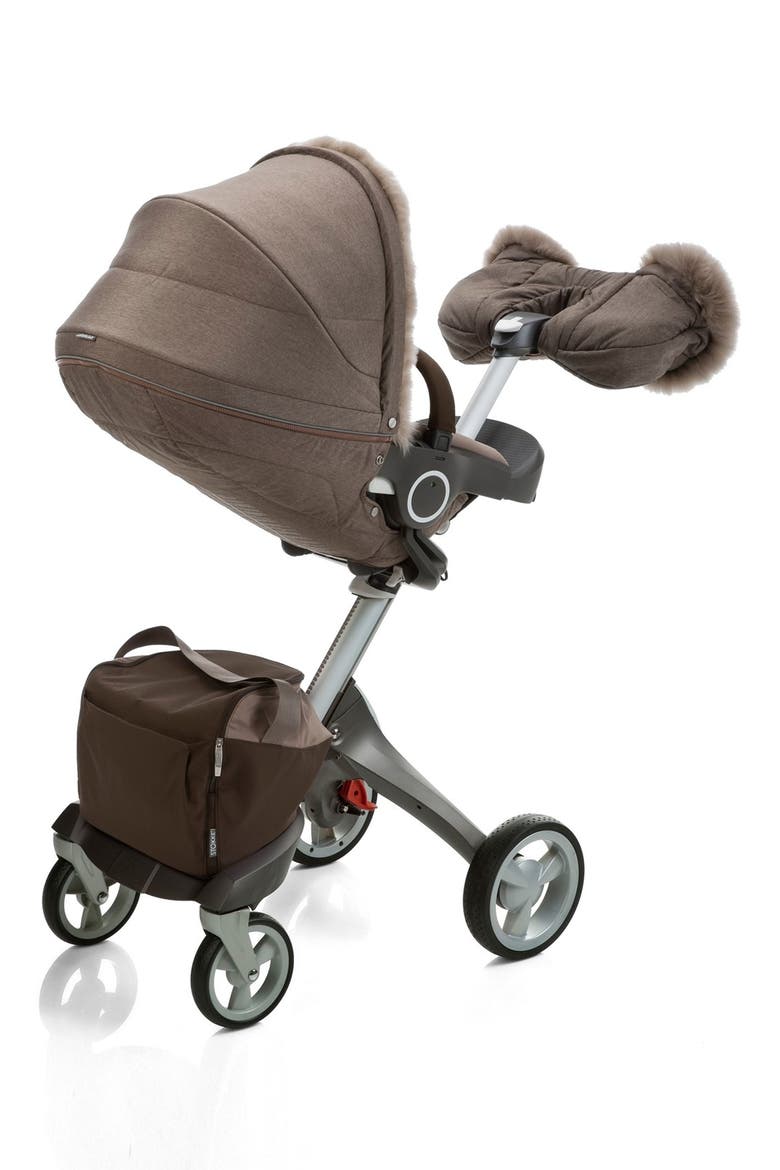 Stroller Winter Kit, Alternate, color, NOUGAT MELANGE