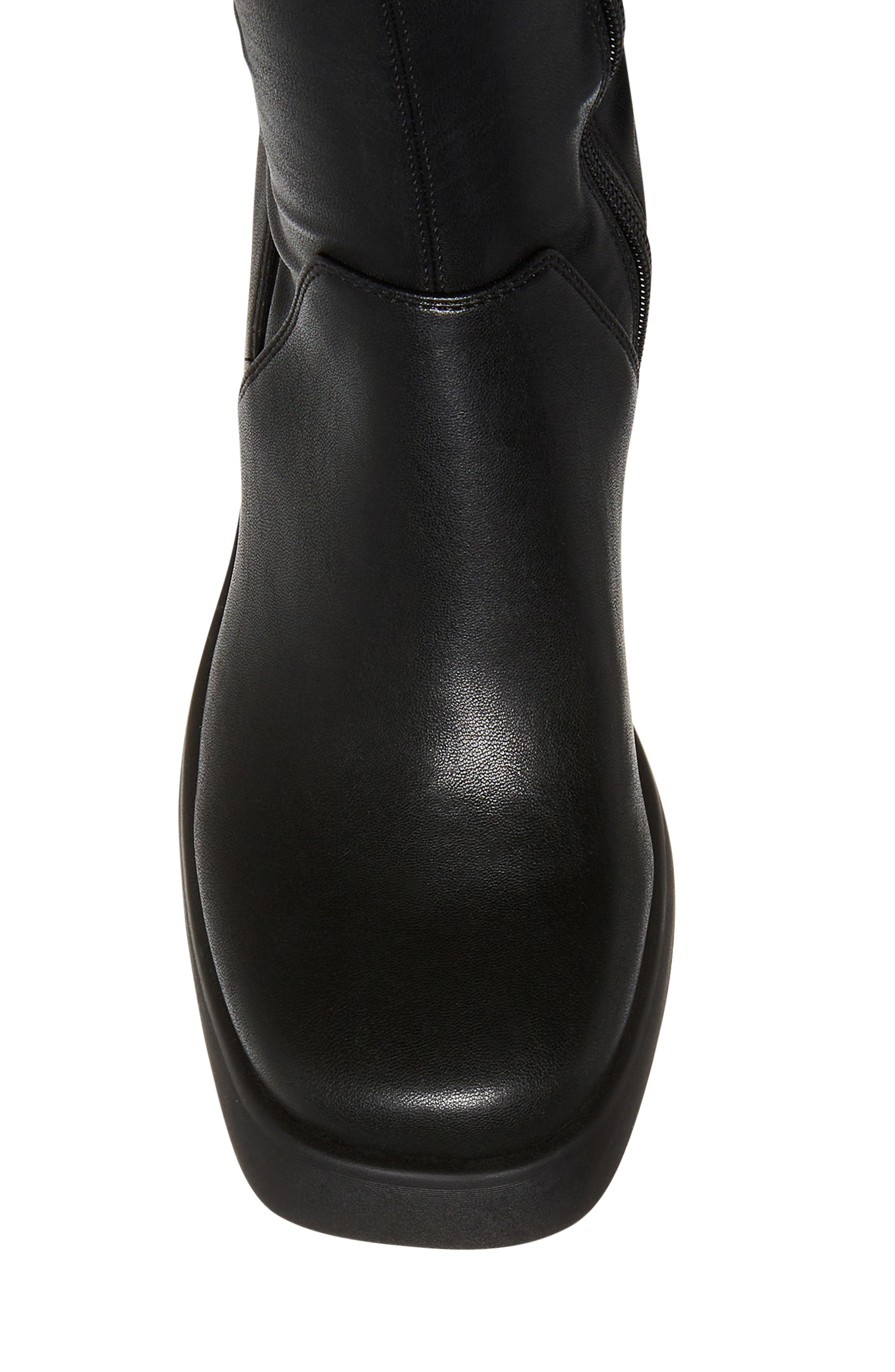 Baily Knee High Platform Boot, Alternate, color, BLACK