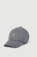 Brunello Cucinelli Virgin wool flannel baseball cap with embroidered logo