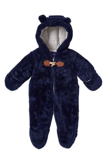 Wippette Plush Hooded Pram In Navy