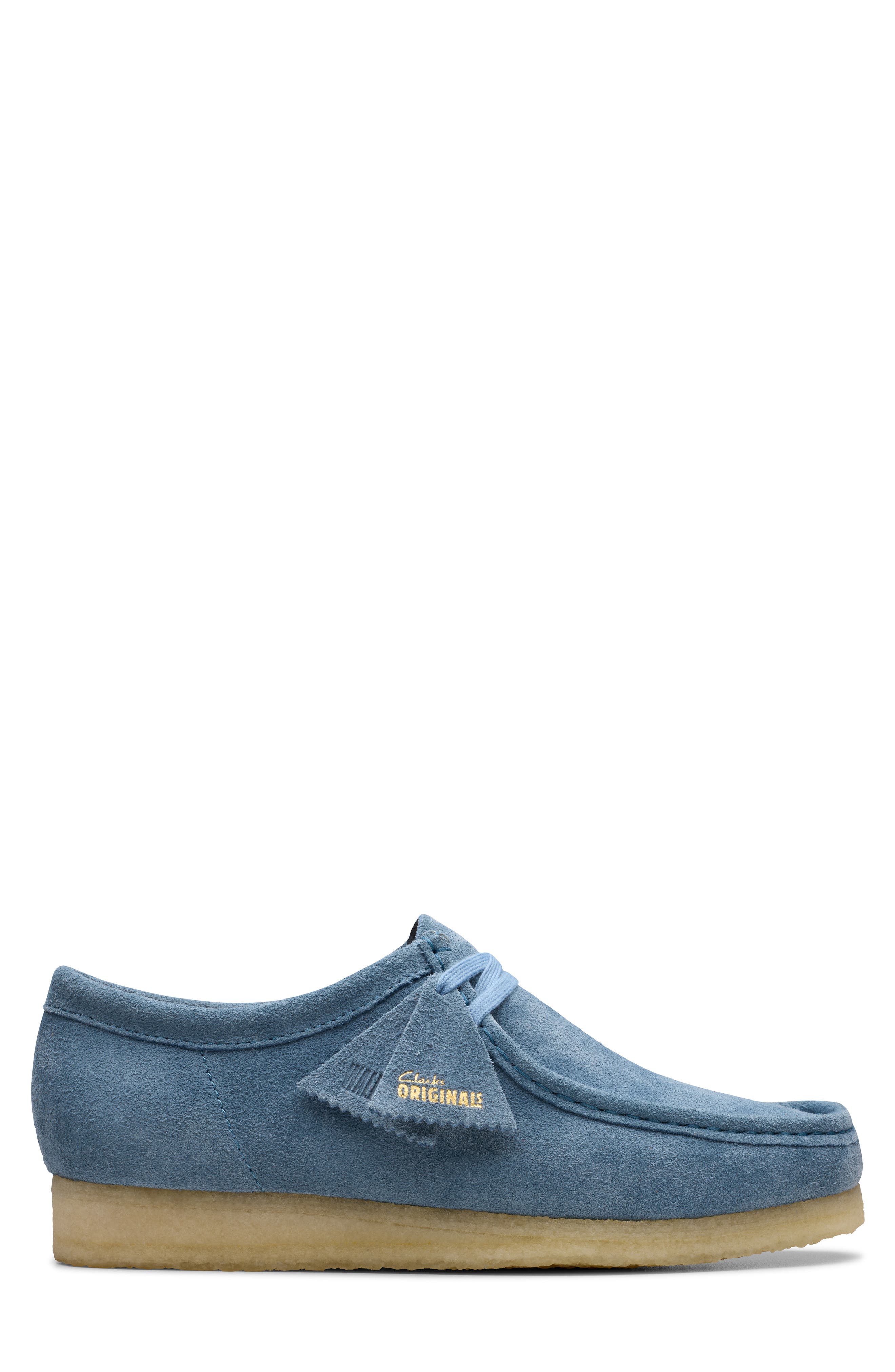Clarks<sup>®</sup> Originals Wallabee Water Resistant Chukka Boot, Alternate, color, French Blue