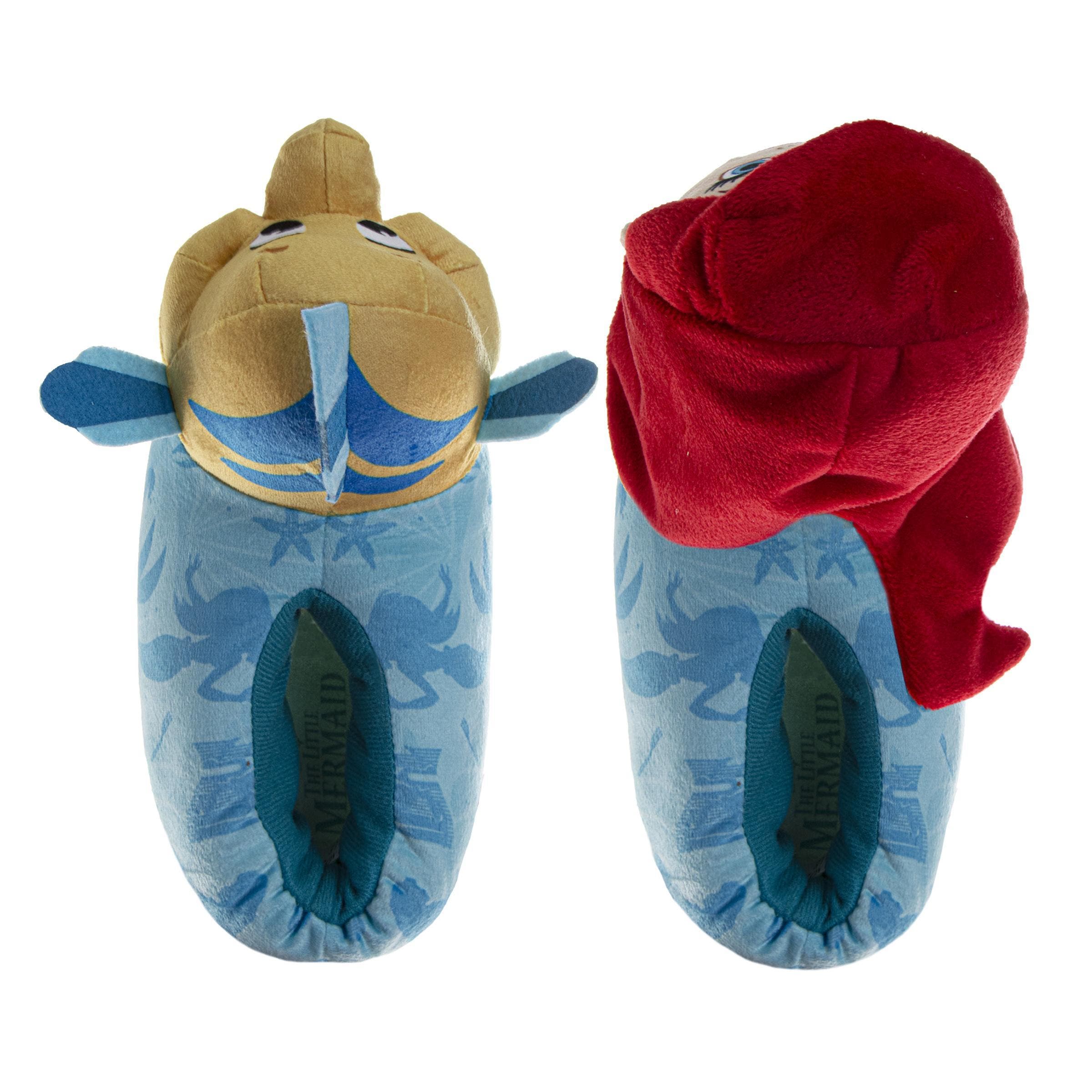 Disney Little Mermaid Girls Slippers, Alternate, color, Blue