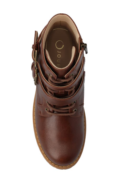 Journee Collection Juliah Buckle Boot In Brown