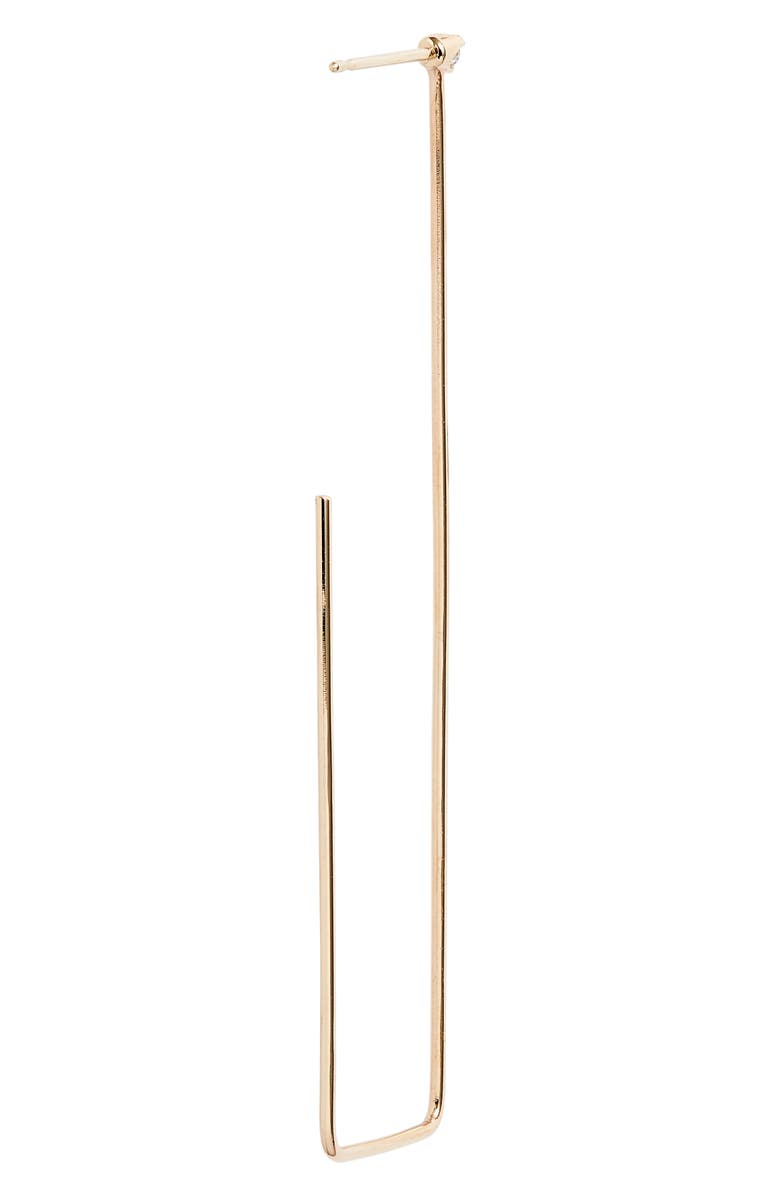 Zoë Chicco Large Rectangle Hoop Earrings, Alternate, color, 