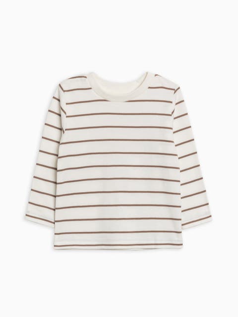 Organic Cotton Turk Long Sleeve Crew (Toddler & Liitle Kids)