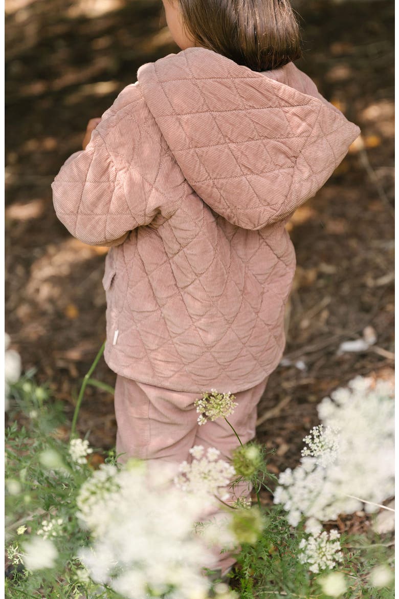 Quilted Corduroy Jacket, Alternate, color, THISTLE