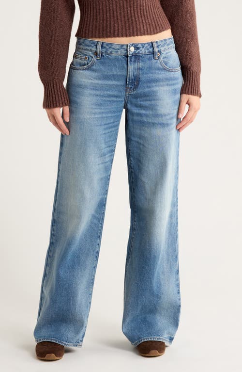 Pacsun Casey Low Rise Baggy Wide Leg Jeans In Blue