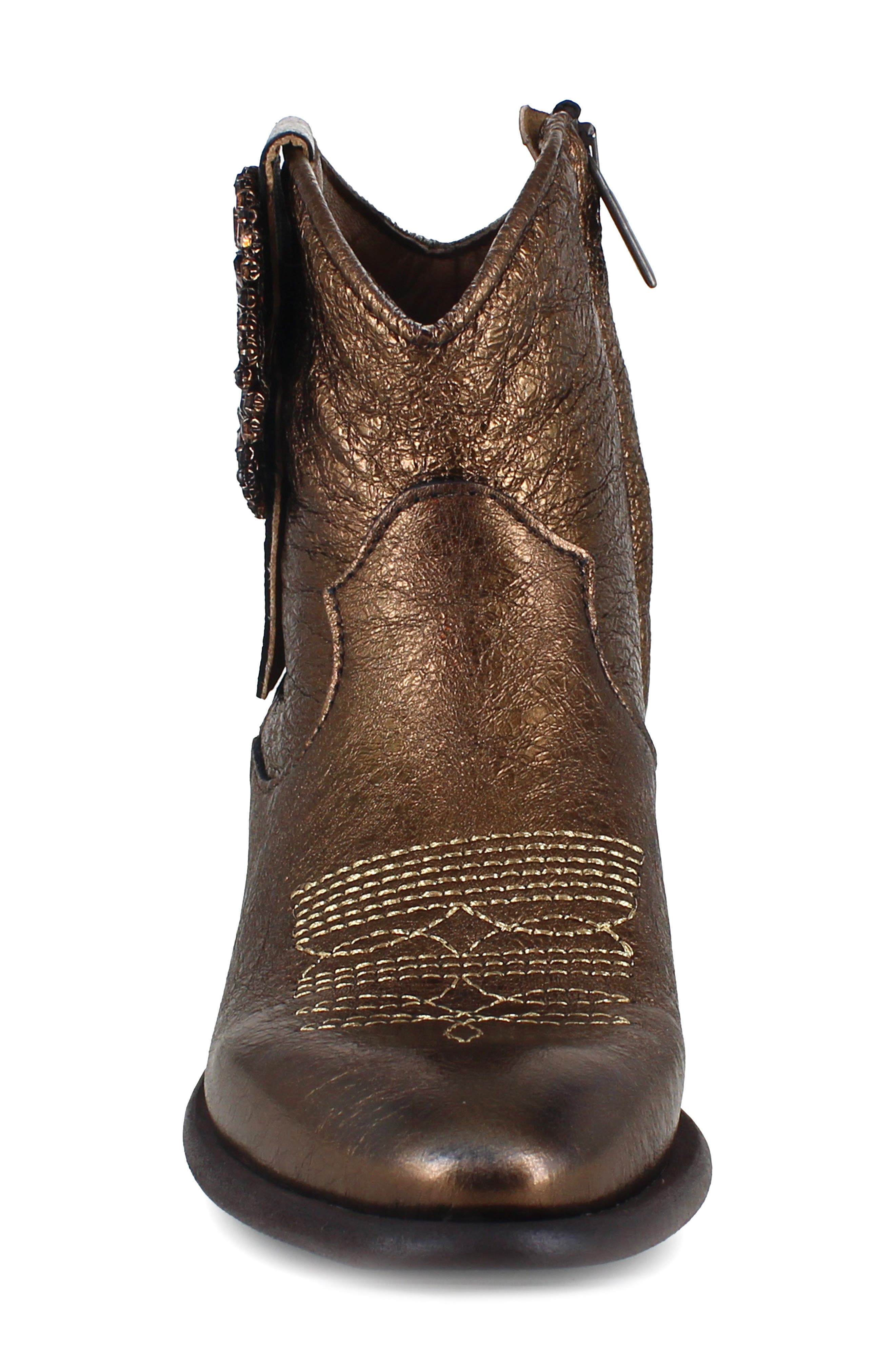 ZIGI Helisent Western Boot, Alternate, color, Bronze Leather