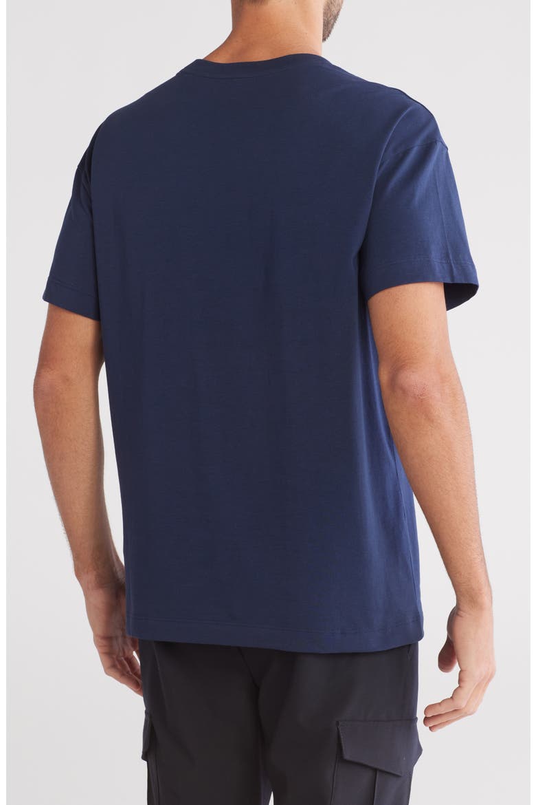 Dave Stretch Cotton T-Shirt, Alternate, color, DK BU