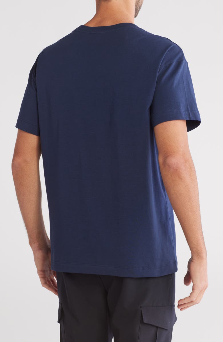 BOSS Dave Stretch Cotton T-Shirt, Alternate, color, Dk Bu