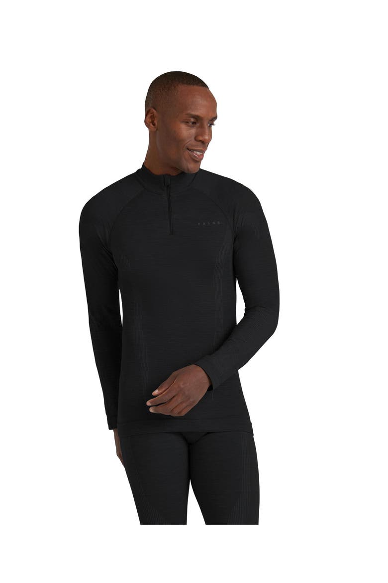Wool Tech Zip Base Layer Top, Main, color, Black