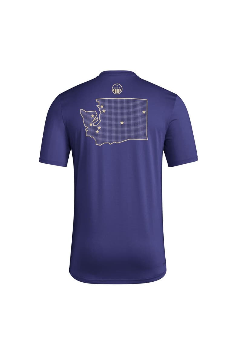 Men's adidas Purple Washington Huskies Honor & Support Pre-Game T-Shirt, Alternate, color, Purple