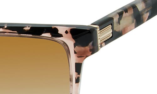 Ted Baker 57mm Rectangle Sunglasses In Brown