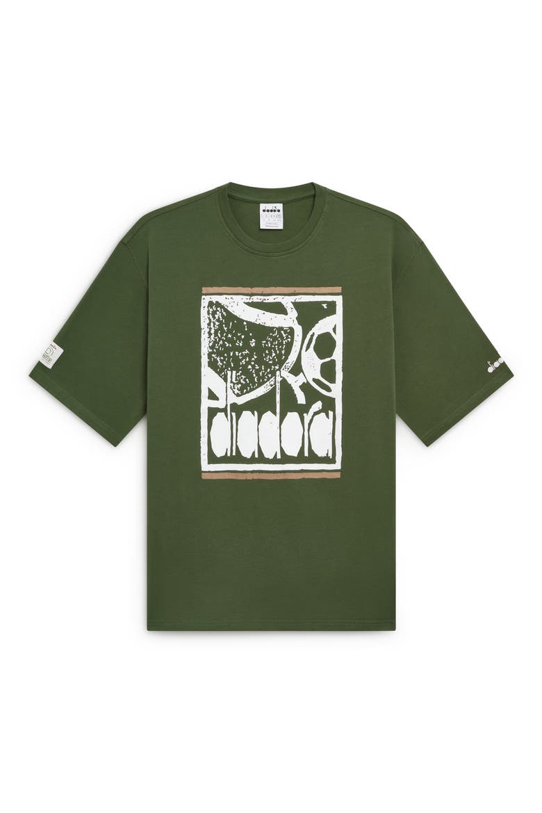 Legacy I Cotton Graphic T-Shirt, Alternate, color, GREEN BOTANIC