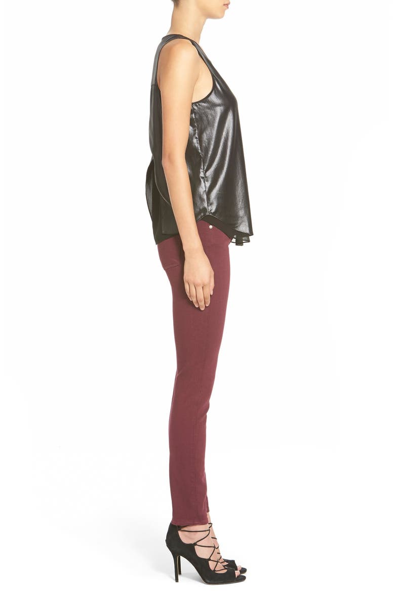 Denim 'Transcend - Verdugo' Ultra Skinny Jeans, Alternate, color, SWEET WINE