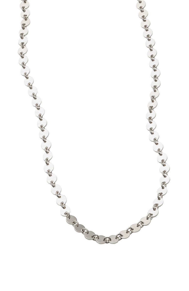 MADE BY MARY Poppy Link Choker, Alternate, color, Silver