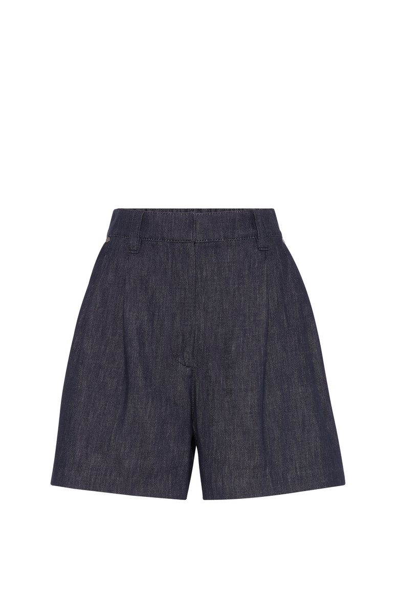 Brunello Cucinelli Baggy shorts with monili, Main, color, 