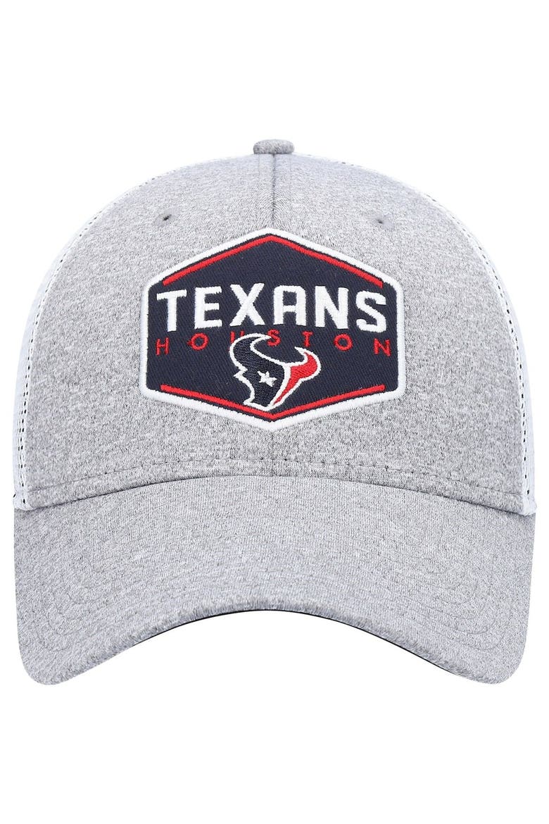 Men's '47 Heathered Gray/White Houston Texans Hitch Contender Flex Hat, Alternate, color, Heather Gray