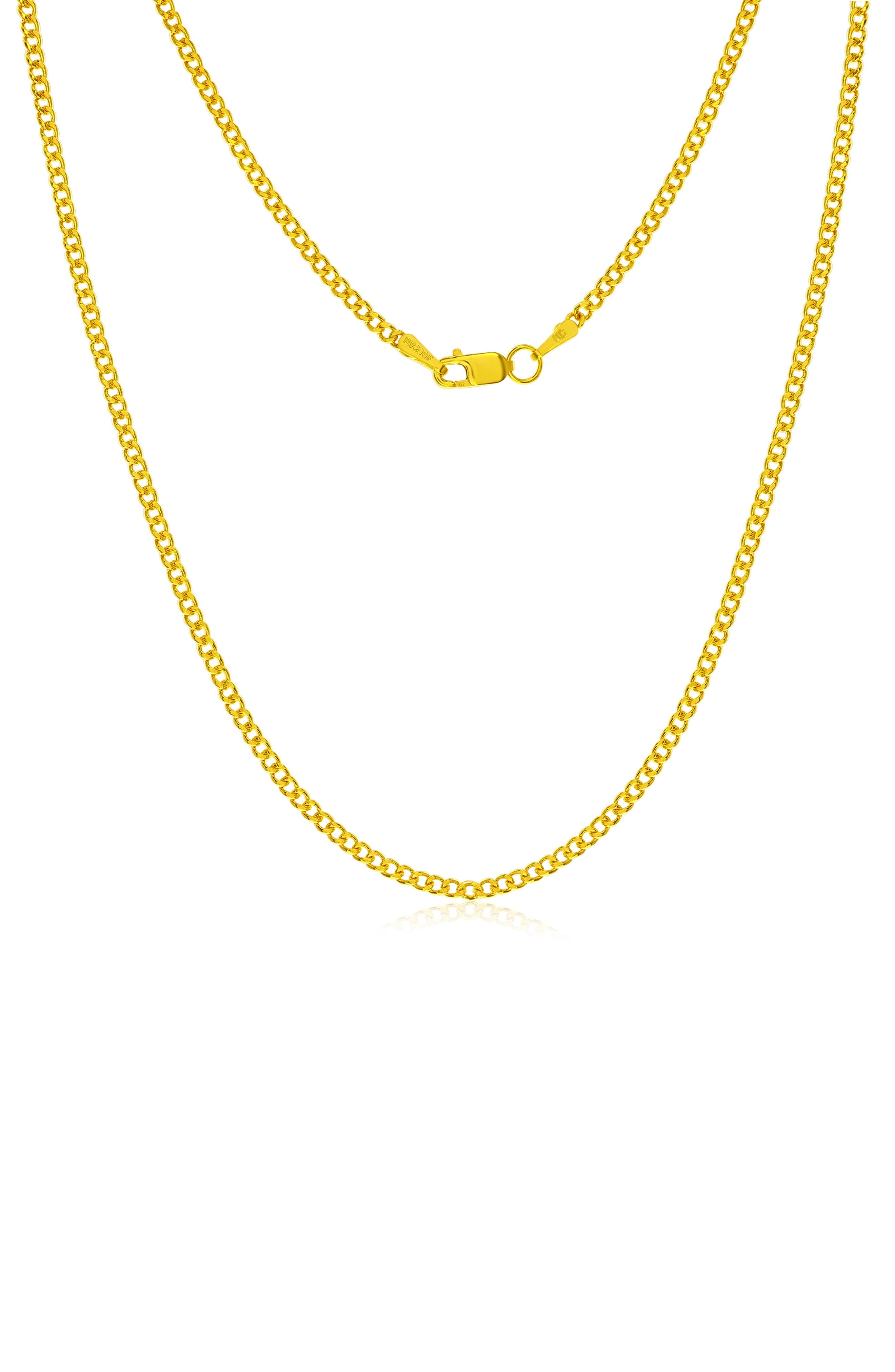 14k Gold Fill Cuban Chain Necklace