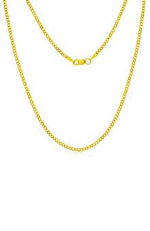 14K Gold Fill Cuban Chain Necklace