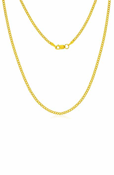 14k Gold Fill Cuban Chain Necklace