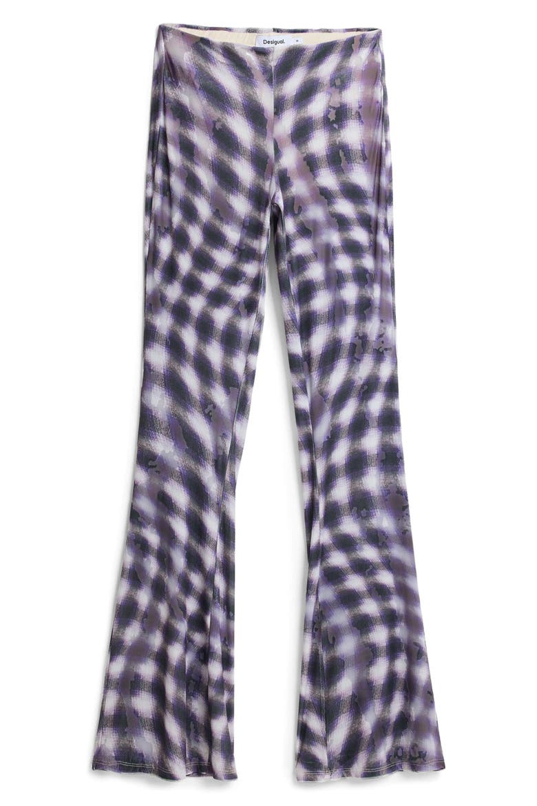 Mixed Print Pants, Alternate, color, BLUE