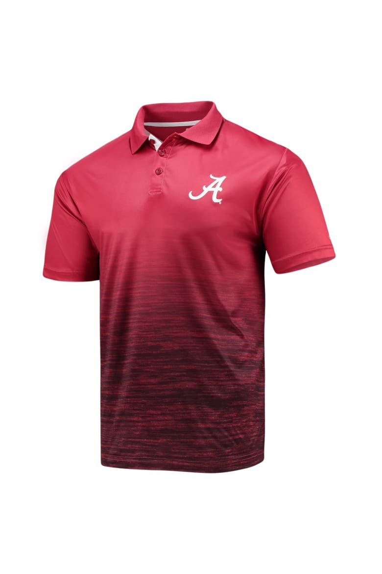 Men's Colosseum Crimson Alabama Crimson Tide Marshall Polo, Alternate, color, Crimson