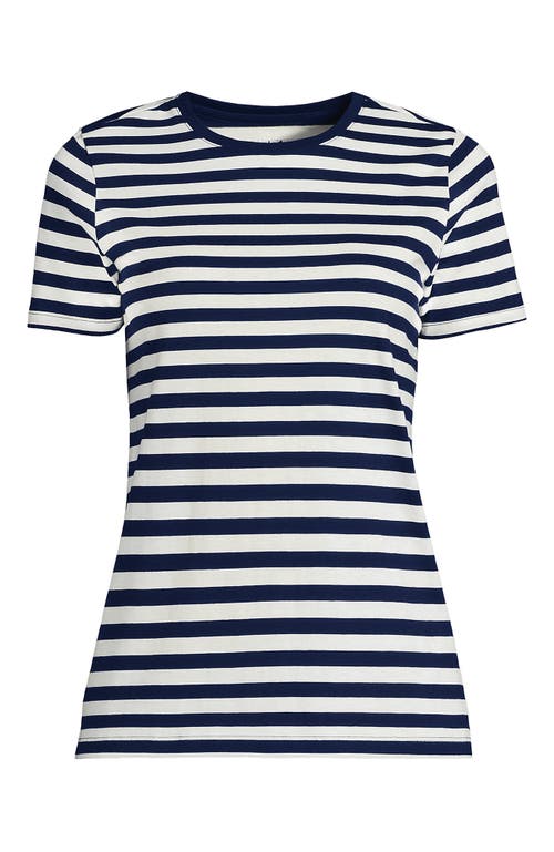 Lands' End Relaxed Supima Cotton Crew Neck T-shirt In Multi