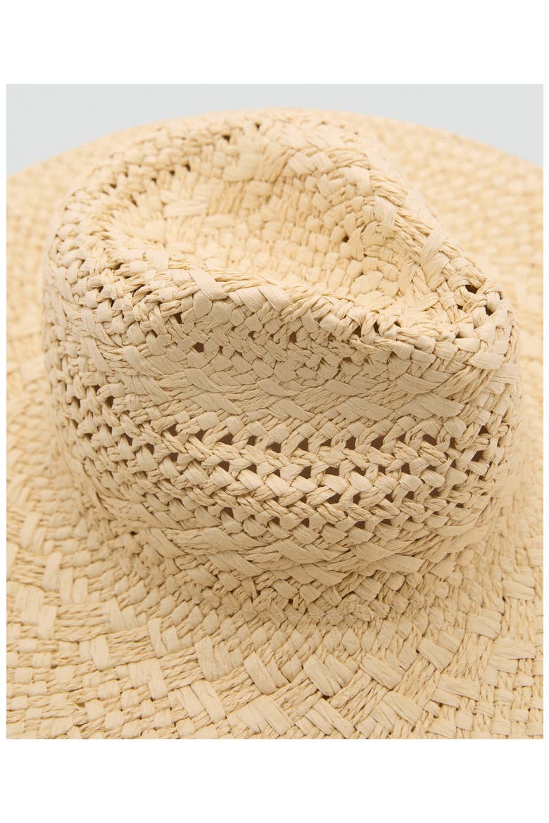 Openwork Wide Brim Straw Sun Hat, Alternate, color, BEIGE