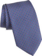 David Donahue Neat Silk Tie