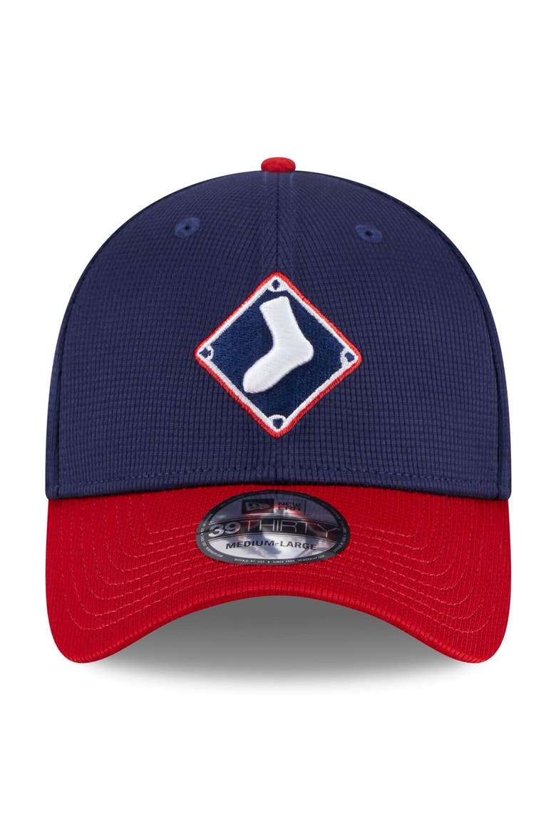Men's New Era  Navy Chicago White Sox 2024 Batting Practice 39THIRTY Flex Hat, Alternate, color, Navy