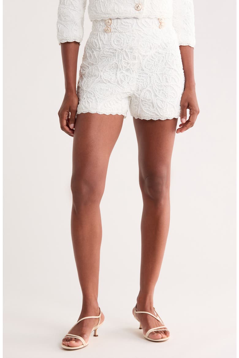 Ashley Lace Shorts, Main, color, WHITE LACE