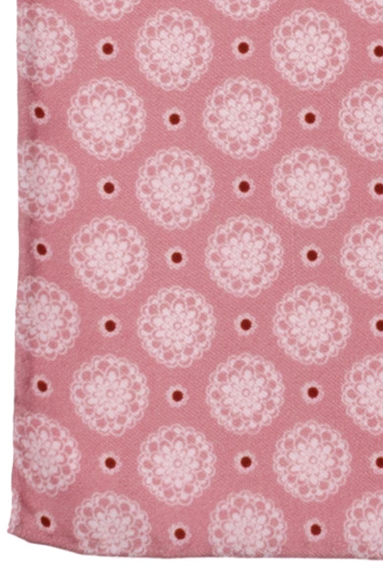 Cufflinks, Inc. Floral Silk Pocket Square, Alternate, color, Pink