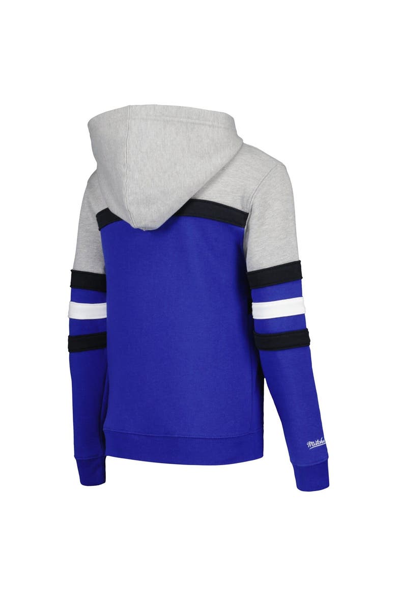 Youth Mitchell & Ness Gray/Blue Orlando Magic Hardwood Classics Head Coach Pullover Hoodie, Alternate, color, Gray