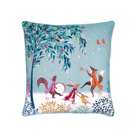 Merry Band Accent Throw Pillow 20" x 20"