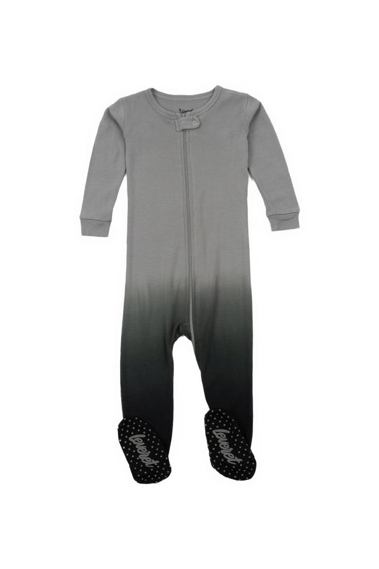 Cotton Footed Pajamas, Solids, Stripes & Tie Dye, Main, color, Tie Dye Gray