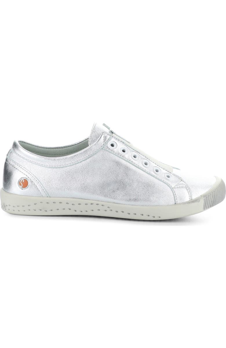 Softinos by Fly London Irit Low Top Sneaker, Alternate, color, Silver
