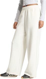 adidas Wide Leg Open Hem Pants