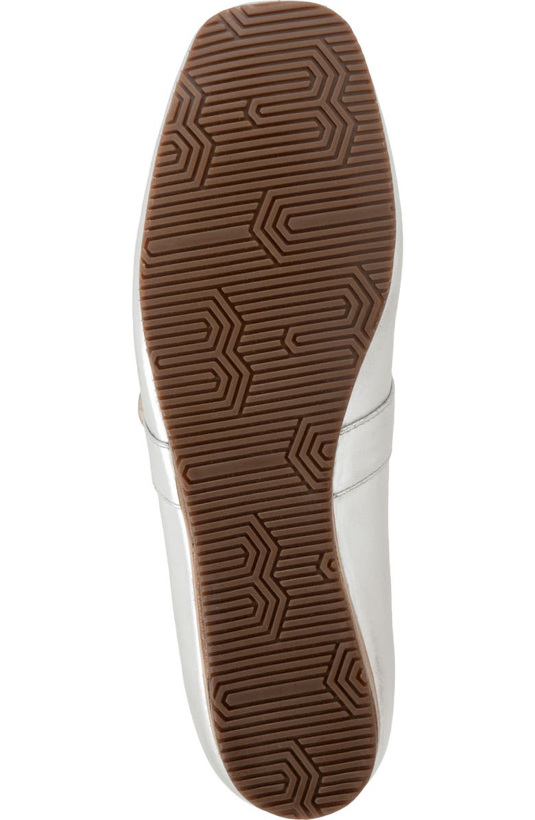 SoftWalk<sup>®</sup> Valdivia Mary Jane Flat, Alternate, color, Silver