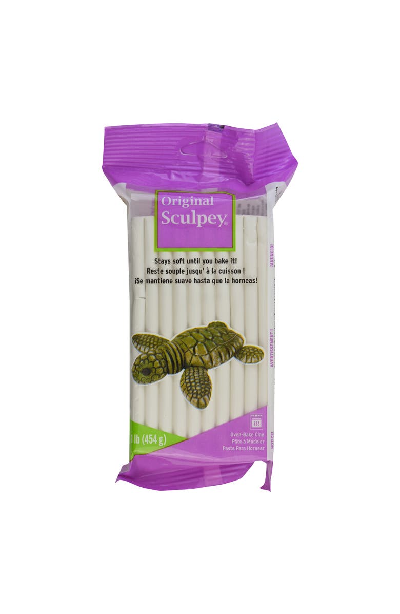 Sculpey Original Sculpey Clay White 1 lb Polymer, Main, color, Multicolored